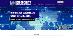 Desktop Screenshot of holdsecurity.com