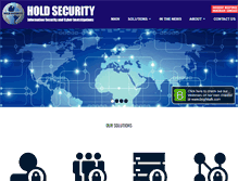 Tablet Screenshot of holdsecurity.com